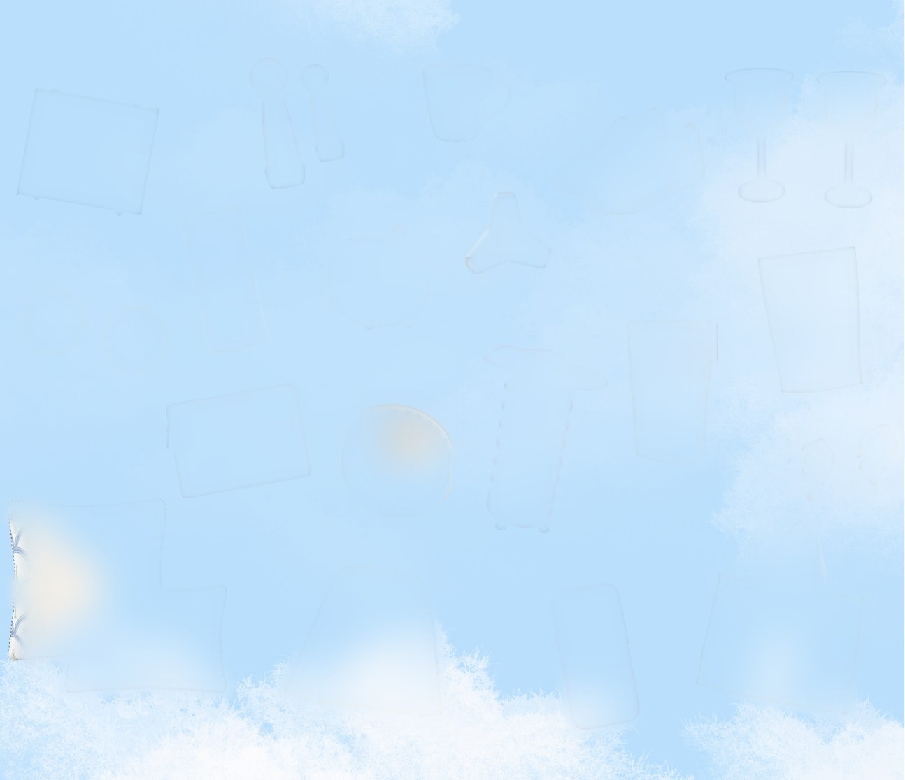 Collage of Indian homegrown products floating against a blue sky